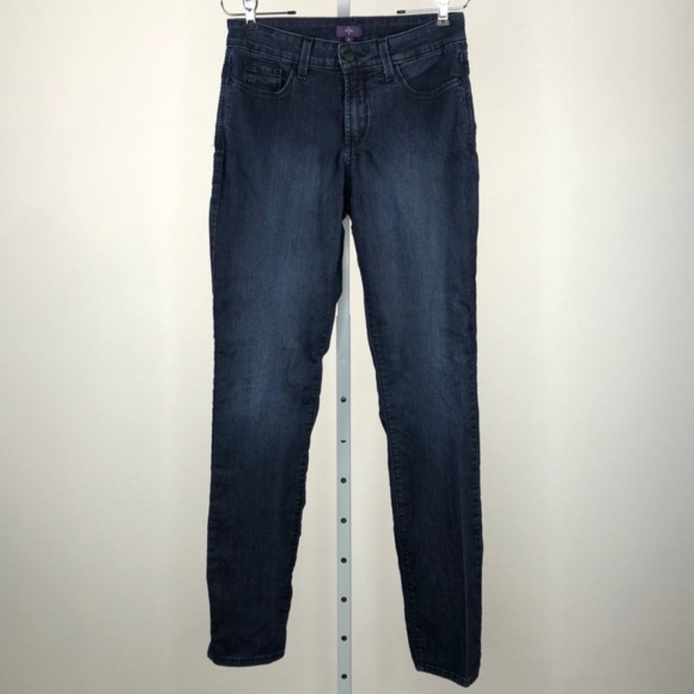 NYDJ Slim Straight Fit High Rise Jeans - Picture 1 of 5